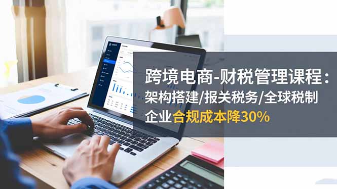 （16509期）跨境电商-财税管理课程：架构搭建/报关税务/全球税制，企业合规成本降30%