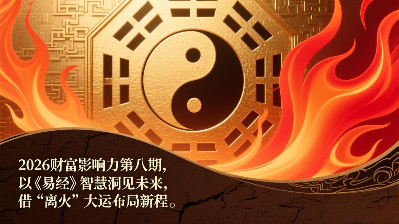 (17418期)2026财富影响力第八期,以《易经》智慧洞见未来,借“离火”大运布局新程